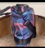 Le Sportsac Weekender Luggage Set Of 2 Red Blue Plaid Travel Bags Roomy Carry On