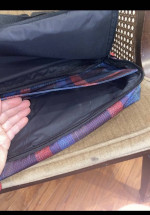 Le Sportsac Weekender Luggage Set Of 2 Red Blue Plaid Travel Bags Roomy Carry On