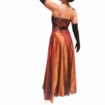 Vintage Fashion 1001 Nights Lace Corset Evening Dress 90s Y2K Size 5/6