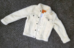 Levi's White Baby Bubble Sherpa Trucker JACKET MMM