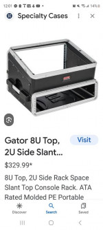 CHEAP! MACKIE VLZ3 8 CHANNEL MIXING BOARD WITH EXTRAS GATOR ALESIS