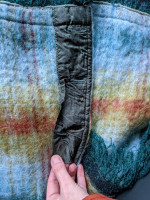 Vintage Strathtay Originals Scotland Wool/Mohair Shoulder Wrap/Shawl