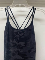 LULULEMON CAMO FREE TO BE STRAPPY TANK Sz 8