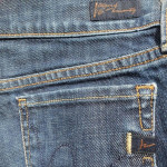 Citizens of Humanity Low Waist Stretch Cutoff Jean Shorts Style #140-0