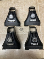 Thule 430 Tracker II Towers + TK1 Feet + Locks