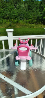 Kiddieland Toys Limited Lights n' Sounds Minnie Activity Plane Ride-On