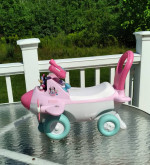 Kiddieland Toys Limited Lights n' Sounds Minnie Activity Plane Ride-On