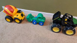 kids toys, toy trucks and cars, 4 for $10