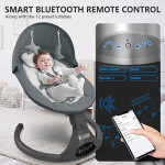 #0333 5 Speed Electric Baby Swing with Music Speaker