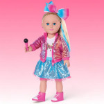 My Life As Jojo Siwa Doll 18". Dance Party Outfit, Headphones & Mic