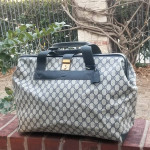 vintage Gucci GG Weekender luggage bag and Handbag Set