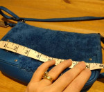 COACH blue crossbody bag