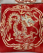 Vintage Dragon Small Purse/Bag Embroidered