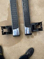 Stainless Steel Side Steps from a 2018 Ram Tradesman 1500 Quad Cab