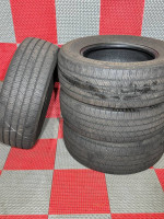 4x Used 235/65 R16C Firestone Transforce CV Tires 7/32 Tread