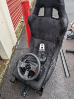 Logitech G27 wheel, Shifter and Playseat